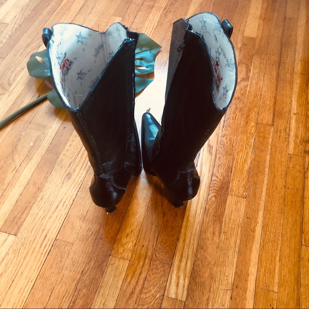 Los Altos Ladies Genuine Leather Boots W/Zipper - Picture 4 of 7